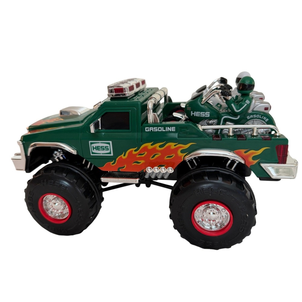 2012 Hess Toy Truck and Motorcycles Monster Truck with Lights and Sounds